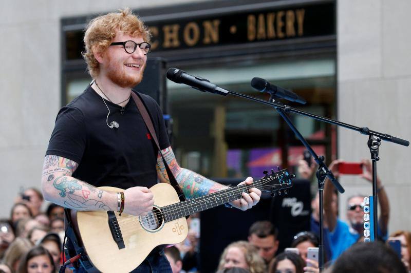 Concierto de Ed Sheeran en la plaza Rockefeller