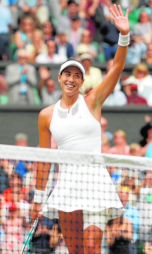Muguruza arrasa y ya está en la final de Wimbledon
