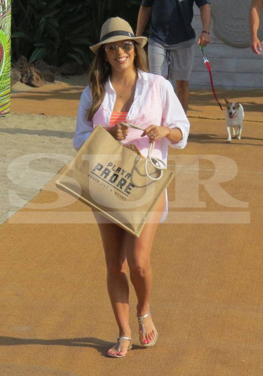 Eva Longoria en las playas de Marbella