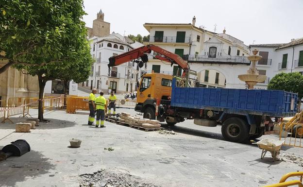 El centro de Antequera, levantado por obras los próximos cinco meses