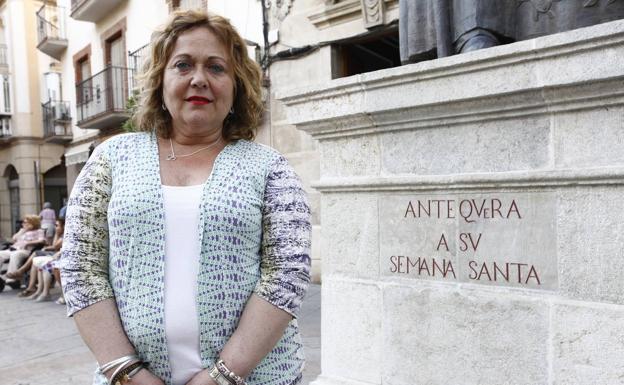 Trinidad Calvo, primera mujer que presidirá la Agrupación de Cofradías de Antequera