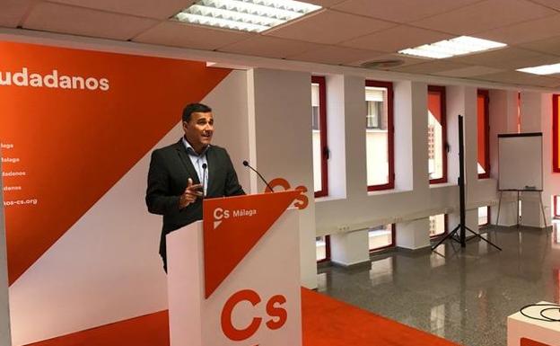 Ciudadanos tacha de «vergonzoso» que Nozal esté apoyado por Moreno y Bendodo y pide su dimisión