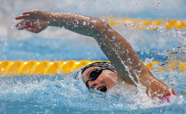 Mireia, oro en los 400 metros libres