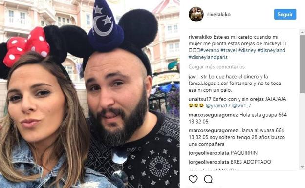 Kiko Rivera, feliz estrenando su banda gástrica en Disneyland Paris