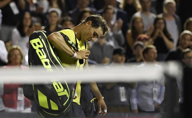 Nadal dice adiós al Masters 1000 de Montreal y se aleja del número uno