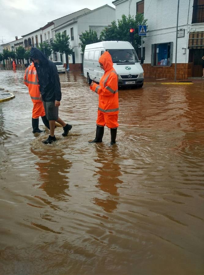 Fotos de la tromba de agua en la provincia de Málaga