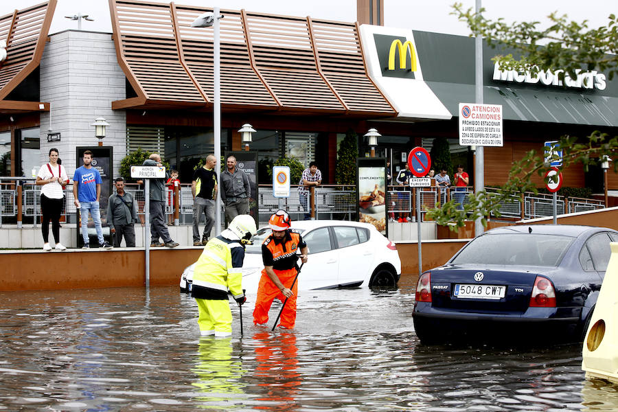 La Dana causa inundaciones en la comarca de Antequera y mejora la situación de los embalses