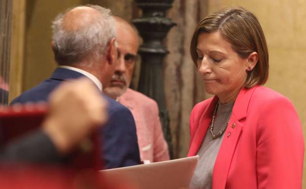 El Constitucional rechaza la recusación de Forcadell contra sus magistrados