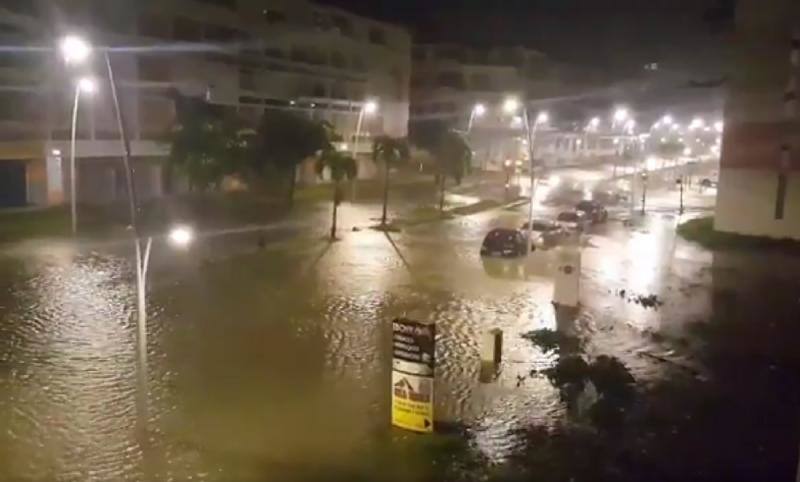 La estela destructora del huracán 'María'