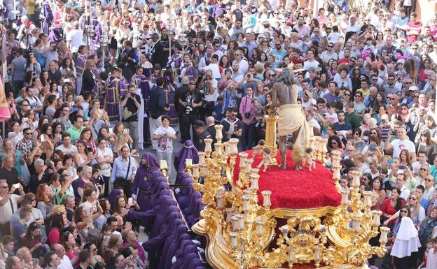 Cinco procesiones marcan la agenda cofrade del fin de semana en Málaga