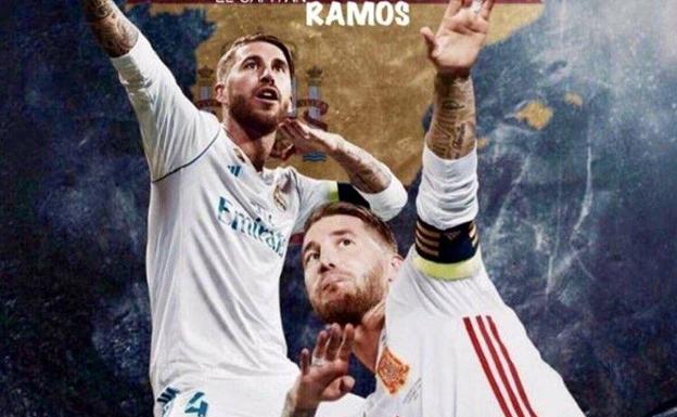 Sergio Ramos presume de españolía en Instagram