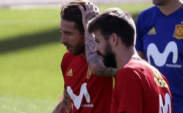 Piqué: «La relación con Ramos es fenomenal»