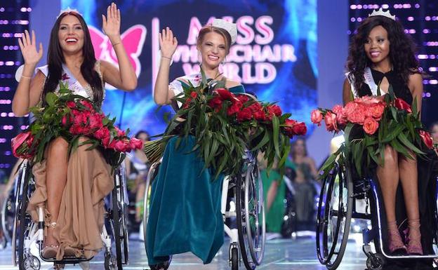 «Todas ganadoras» en el concurso de Miss Mundo en silla de ruedas