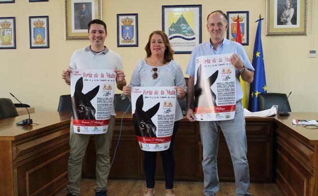 La Feria de la Mula de Arenas reúne a más de 150 equinos para rendirles tributo por su labor en las tareas agrícolas