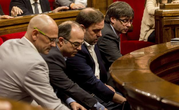 La «hoja de ruta» del Govern, según la Guardia Civil