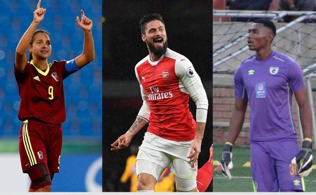 Deyna Castellanos, Giroud y Masuluke, finalistas del Premio Puskas