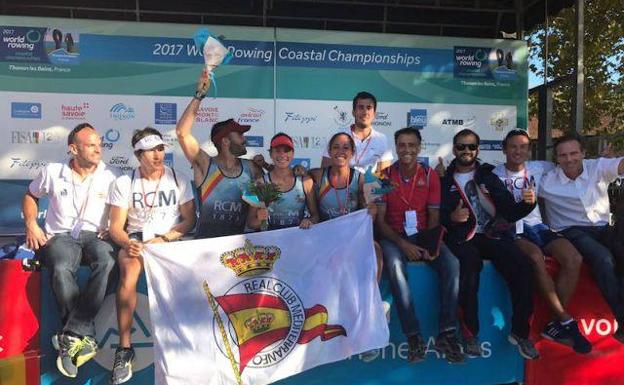 Dos bronces para el Mediterráneo en el Mundial de remo de mar
