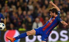 Sergi Roberto: «Messi es el mejor de la historia»