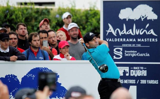 Sergio García y el holandés Luiten, líderes tras la primera jornada del Andalucía Valderrama Masters