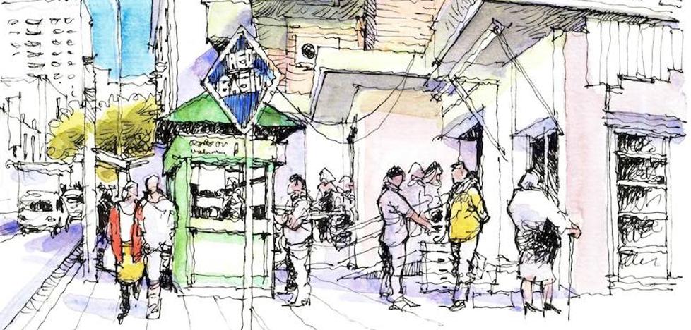 Málaga a Trazos. Huelin, un mercado auténtico