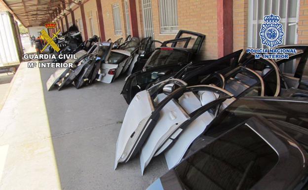 Cae en Málaga una red criminal que robaba coches de alta gama para venderlos en Marruecos