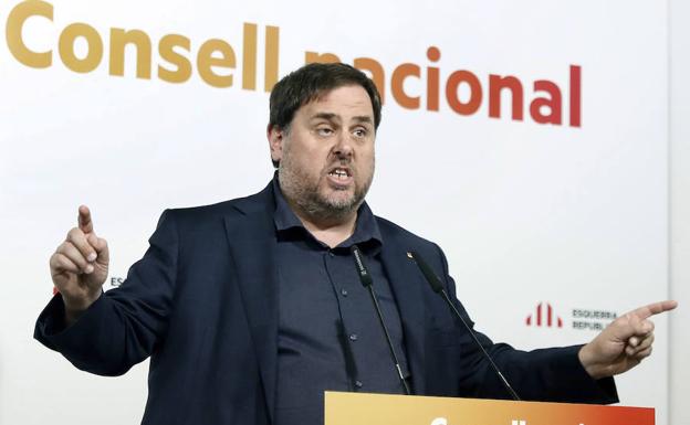 Junqueras pide no renunciar «nunca» a validar la república en las urnas