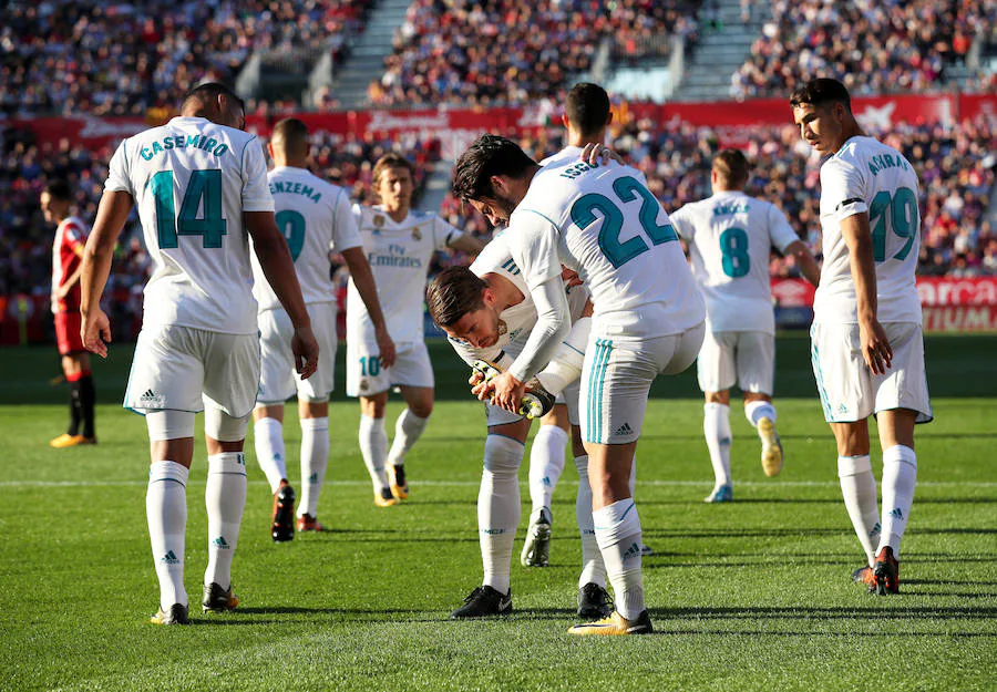 Los mejores momentos del Girona-Real Madrid, en imágenes
