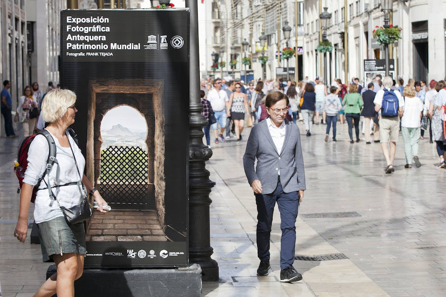 Antequera, Patrimonio Mundial se expone en calle Larios