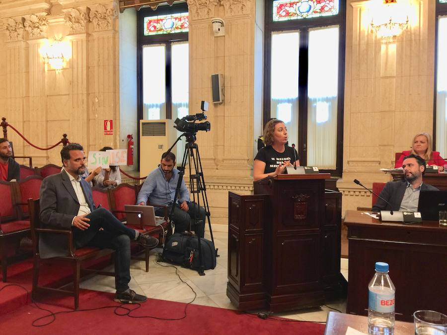 Los alumnos sordos lamentan no haber contado con el apoyo del PSOE en el pleno