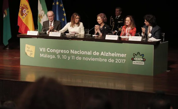 La Reina Doña Sofía inaugura el Congreso Nacional de Alzhéimer en Málaga