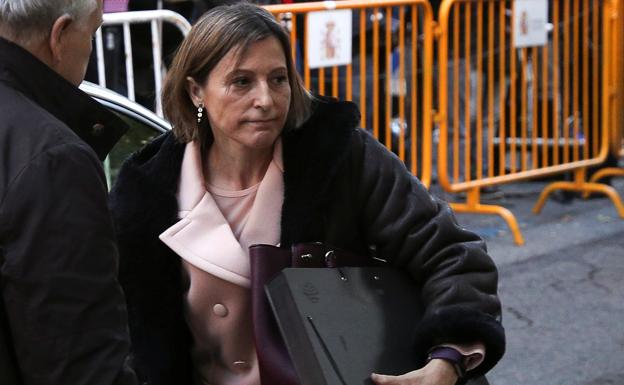 Forcadell sale de la prisión tras pagar su fianza de 150.000 euros