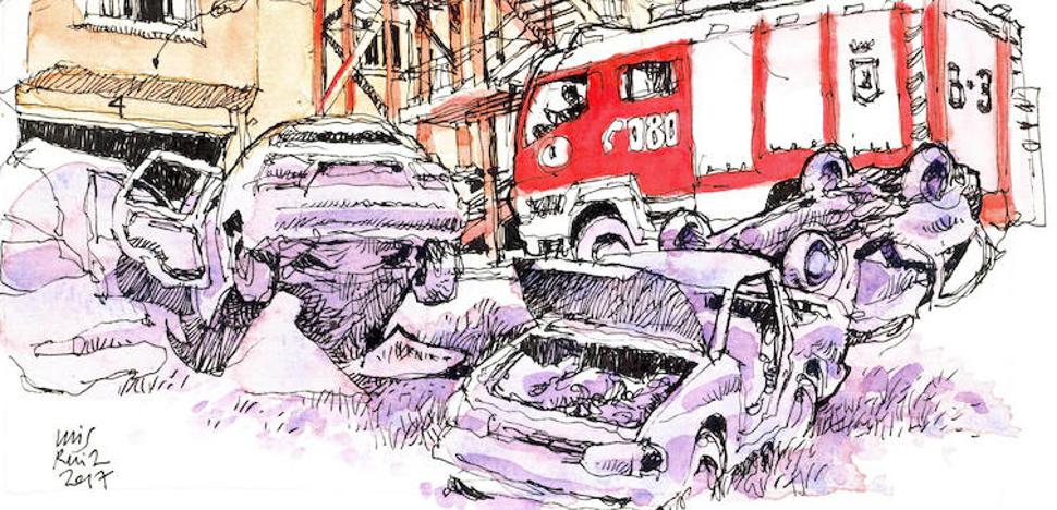 Málaga a Trazos. Escenario post-apocalíptico