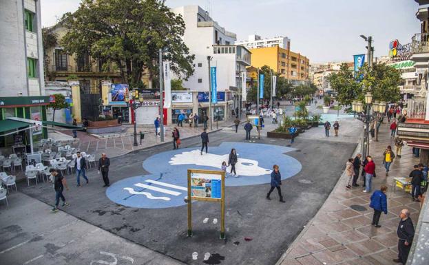 Comienzan los trabajos previos para peatonalizar el centro de Torremolinos