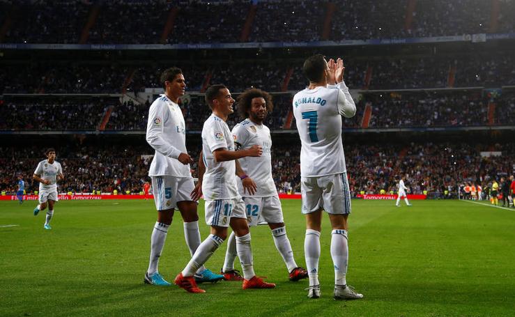 Los mejores momentos del Real Madrid-Málaga, en imágenes