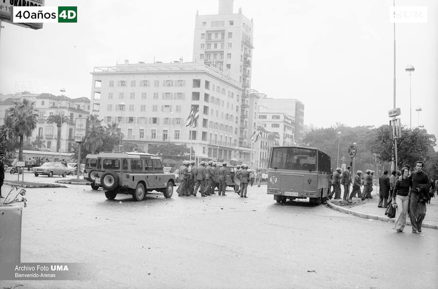 Disturbios y cargas policiales durante la manifestación del 4 de diciembre de 1977