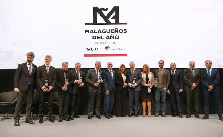 Así fue la gala de los premios Malagueños del Año 2017