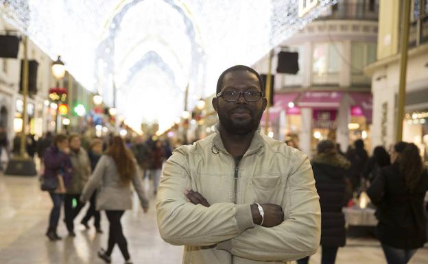 El rey Baltasar en la Cabalgata de Reyes de Málaga 2018 es un africano que huyó del conflicto de la Costa de Marfil