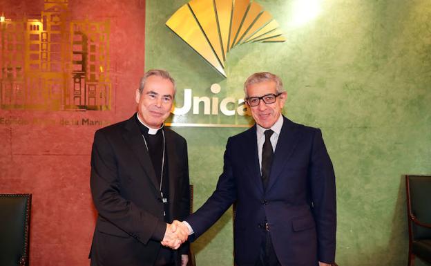 La Fundación Unicaja renueva su apoyo al Obispado, que incluye la conservación de edificios