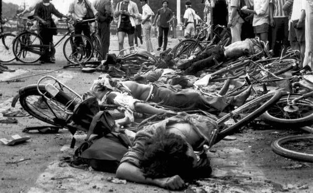 Un telegrama secreto desvela que la masacre de Tiananmen dejó al menos 10.000 muertos