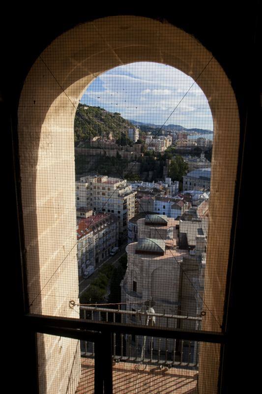 Imágenes desde el punto más alto de la Catedral de Málaga