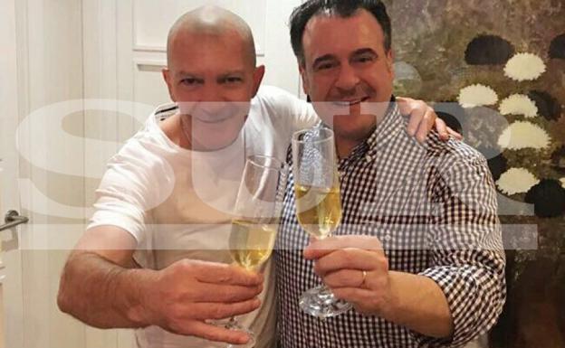 Antonio Banderas y Carlos Álvarez: Brindis por un gran 2018 para Málaga