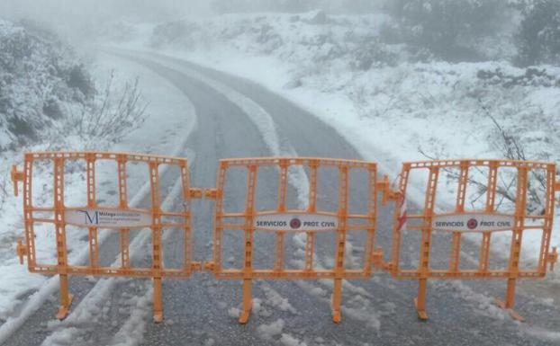 La entrada a la Sierra de las Nieves y El Torcal queda restringida a los vehículos