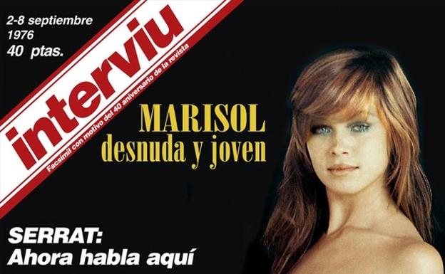 Facebook censura el desnudo de Marisol en Interviú más de 40 años después
