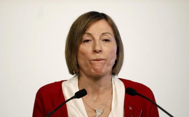 Forcadell afirma que la declaración de independencia fue solo «política»