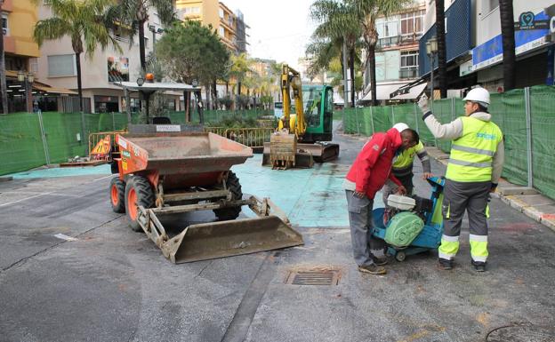 Comerciantes del centro de Torremolinos piden ajustes fiscales hasta que finalicen las obras