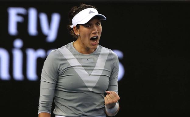 La seriedad de Muguruza muestra el camino