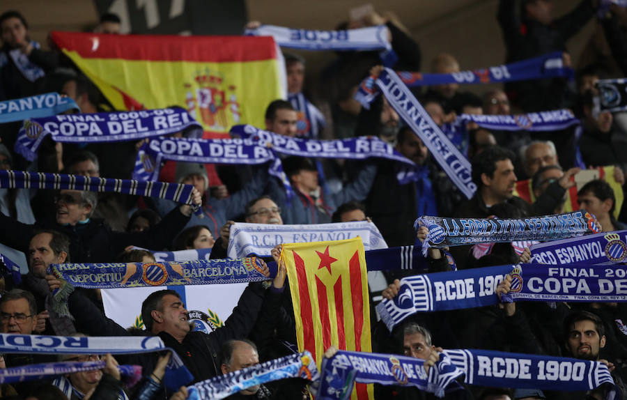 Los mejores momentos del Espanyol-Barcelona, en imágenes