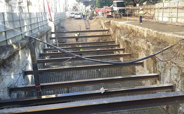 El metro de Málaga cierra el túnel en la Alameda y comenzará a peatonalizar en marzo