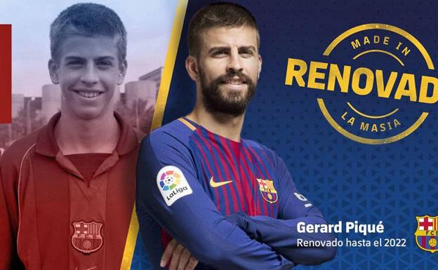 Piqué renueva hasta 2022 y eclipsa el KO en la ida de Copa