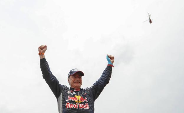 Carlos Sainz, bicampeón del Dakar